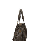 Elara Borsa a spalla da donna Vera pelle 06090-049 VERDE MILITARE SCURO Gave Lux