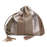 Nunzia Borsa a spalla da donna Vera pelle 576042-TAUPE Gave Lux