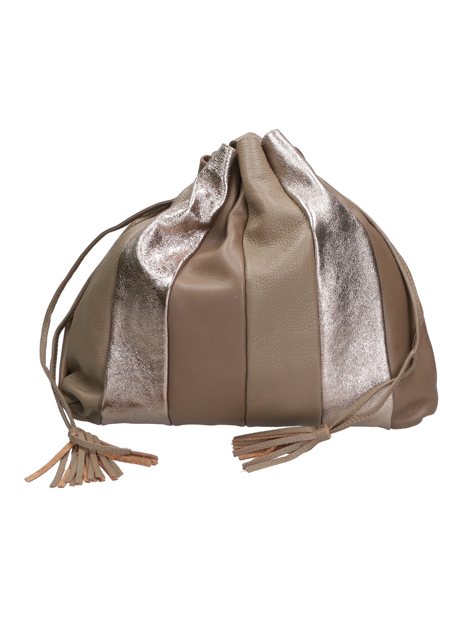 Nunzia Borsa a spalla da donna Vera pelle 576042-TAUPE Gave Lux