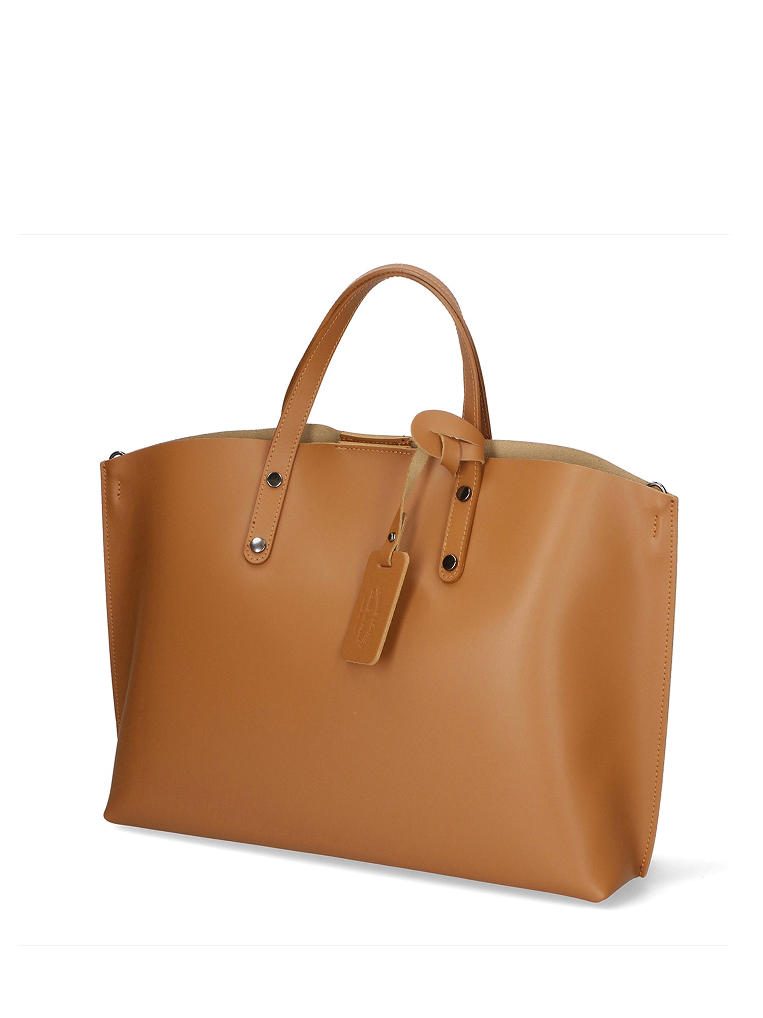 Lumena Borsa a mano da donna Vera pelle 2094-L128 CUOIO Gave Lux