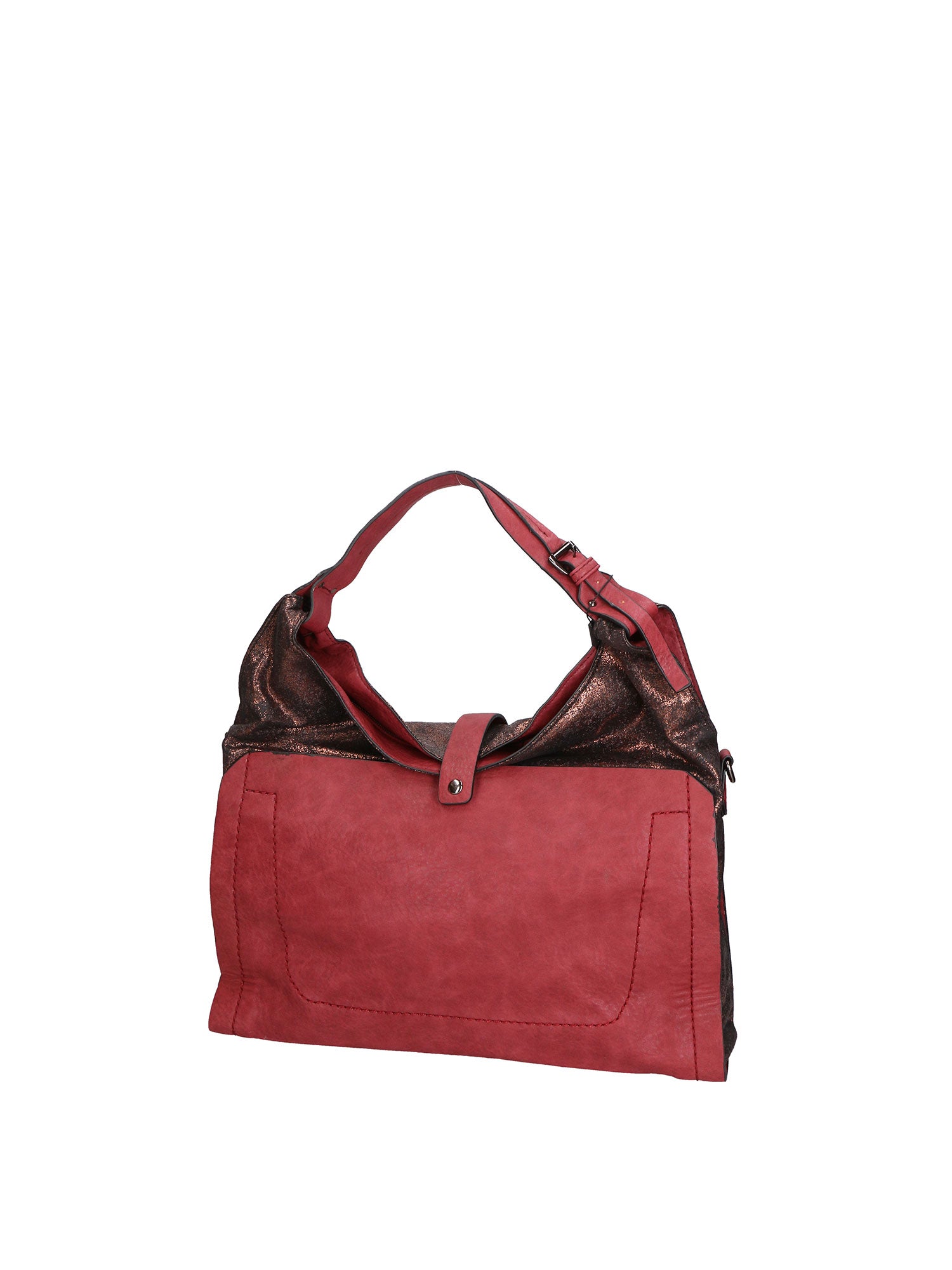 Edera Elite Borsa a spalla da donna Vera pelle LK0247-BORDEAUX Gave Lux