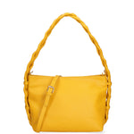 Isara Borsa a spalla da donna Vera pelle 07170-S04 GIALLO Gave Lux