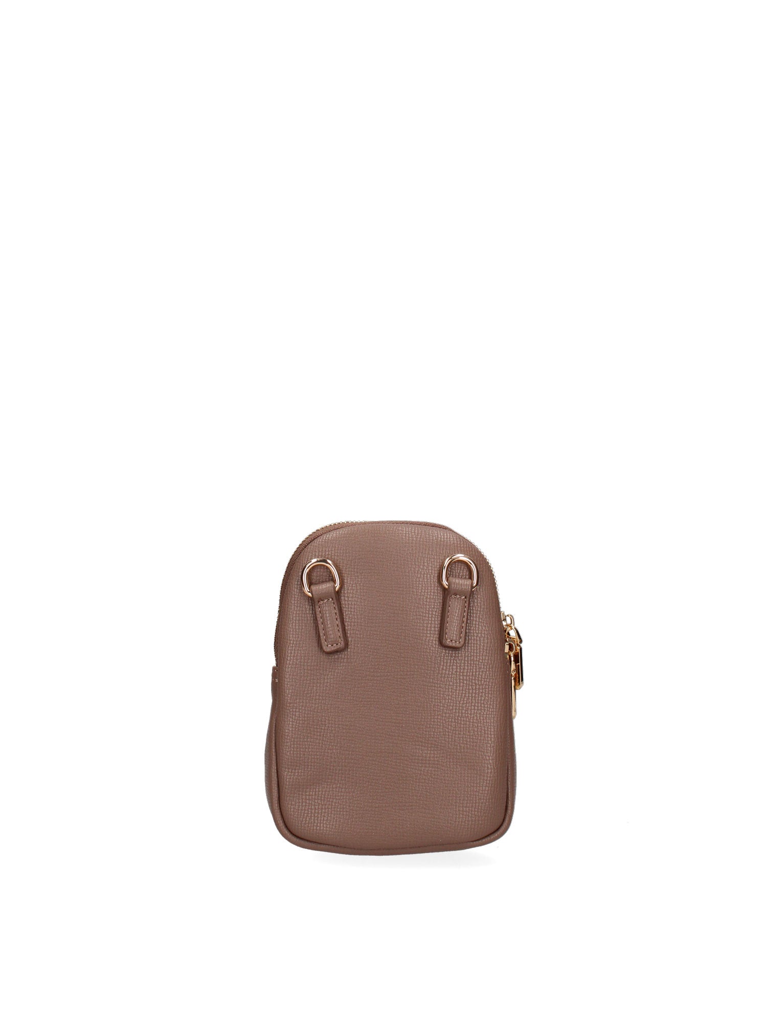 Borsa a tracolla donna Ecopelle e zip 601-1-TAUPE Diana&co