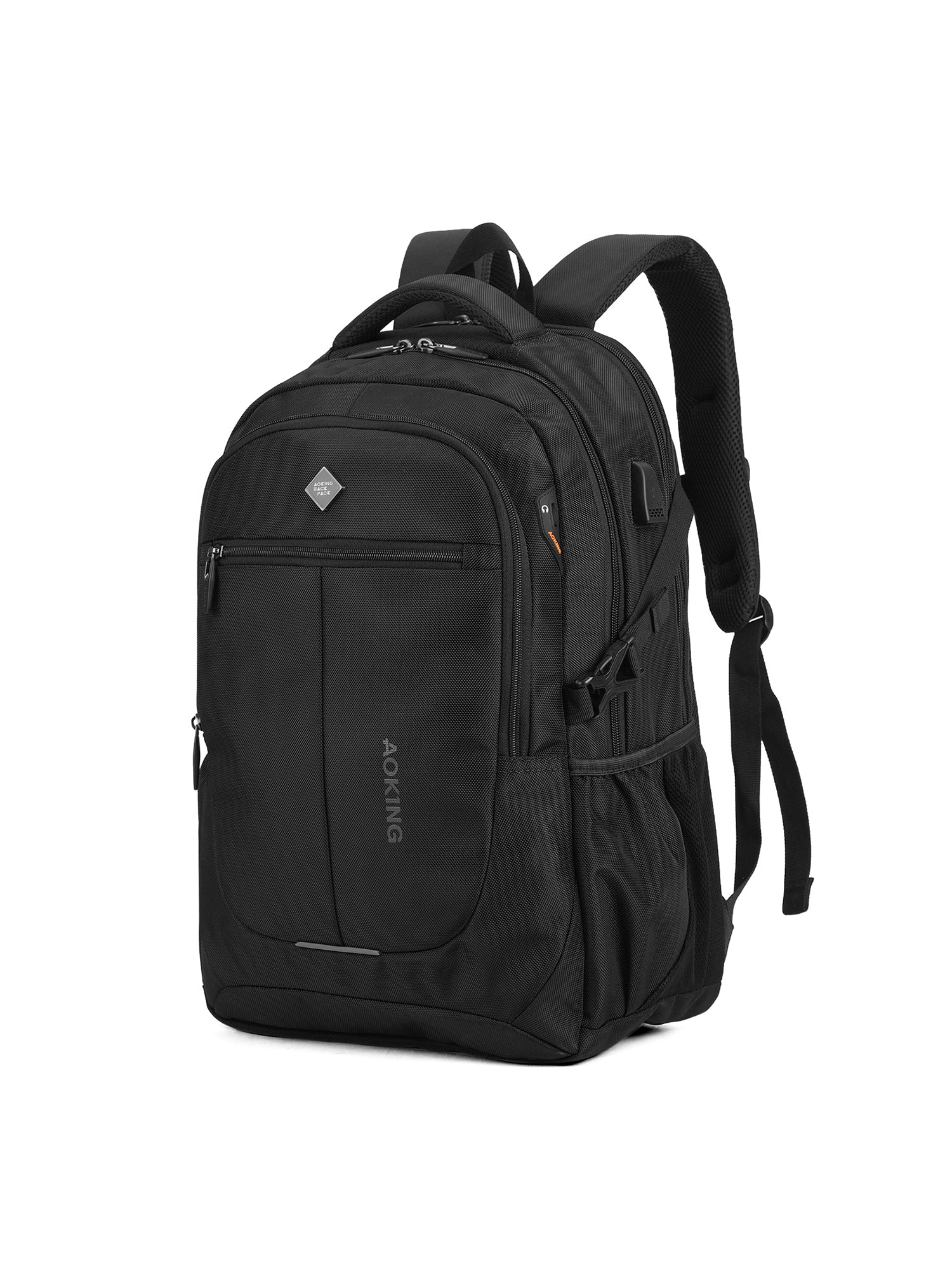 Zaino Unisex Erevan Plus Casual SN97095-BLACK Aoking