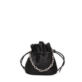 Borsa a secchiello da donna 100% PVC F6717-1-BLACK David Jones