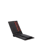 Portafoglio uomo in vera pelle Sfoderato 8805-97-NERO-ROSSO Pierre Cardin