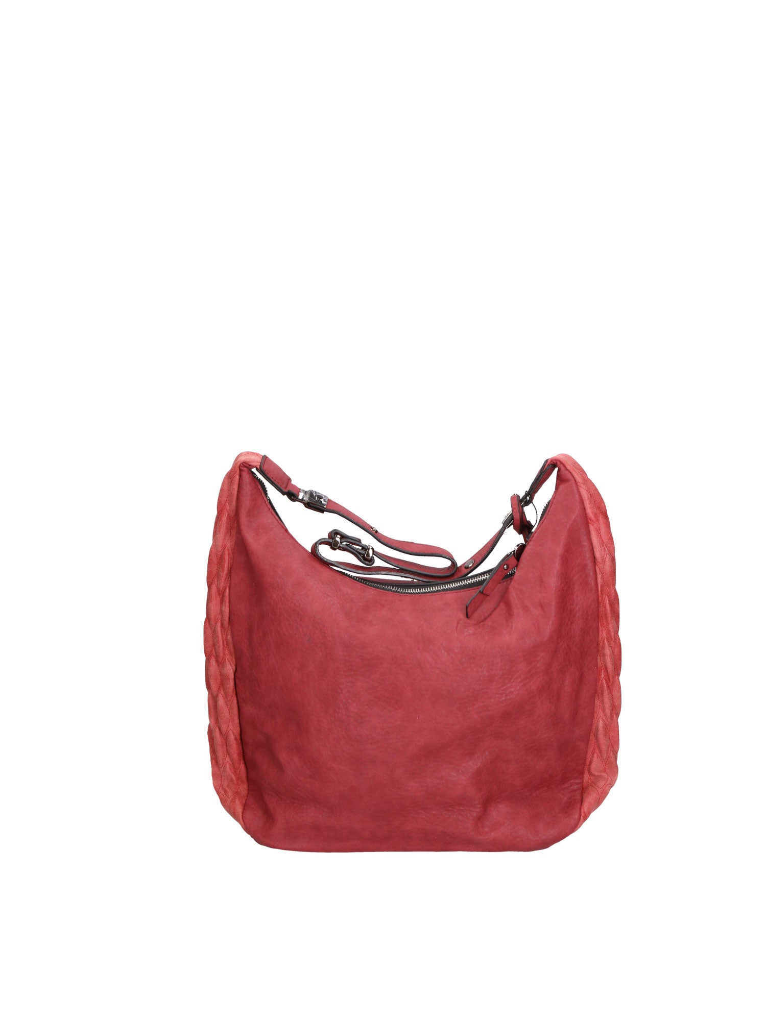 Silvana Elite Borsa a spalla donna Misto nylon e pelle LK0265-BORDEAUX Gave Lux