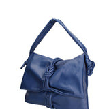 Borsa a spalla da donna Vera pelle 07171-S22 BLUETTE Viola Castellani