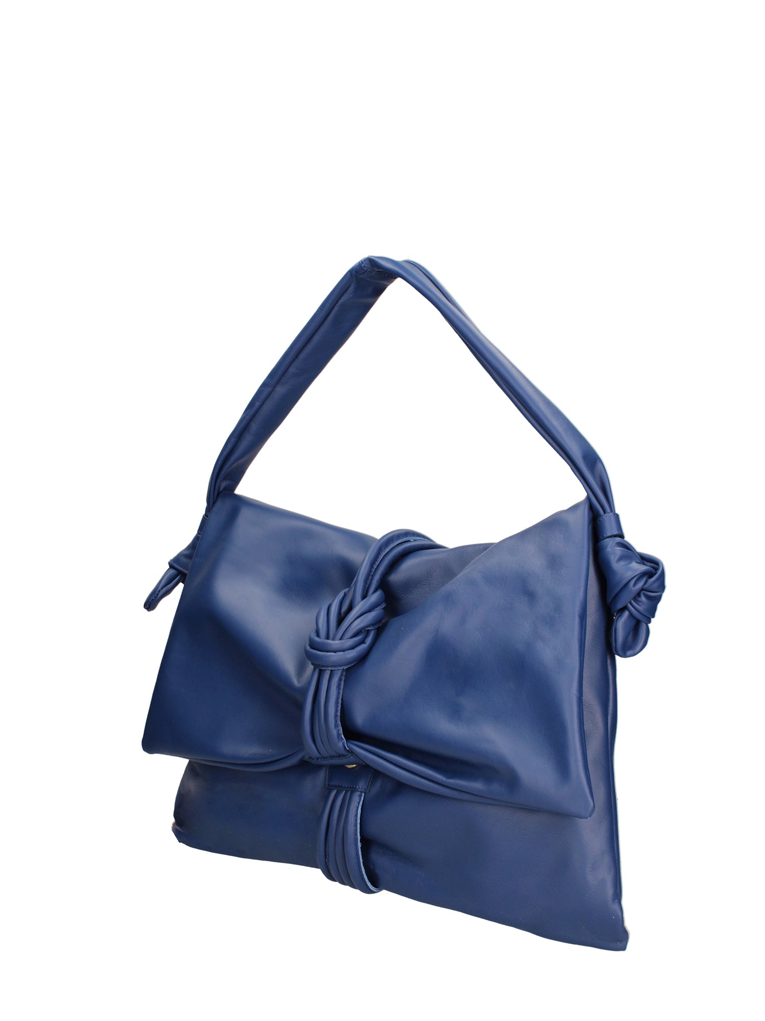 Borsa a spalla da donna Vera pelle 07171-S22 BLUETTE Viola Castellani