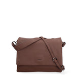 Borsa a spalla da donna Ecopelle 637-2-COFFEE Diana&co