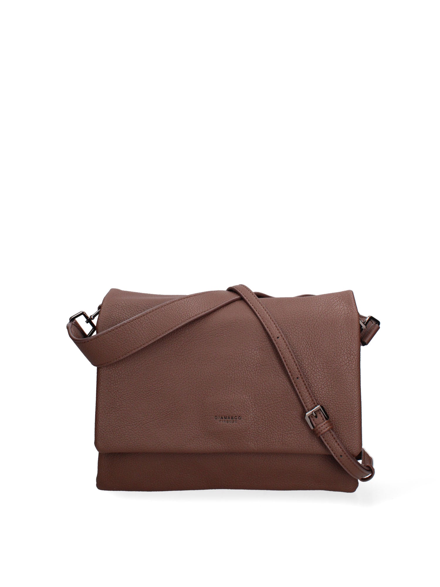 Borsa a spalla da donna Ecopelle 637-2-COFFEE Diana&co