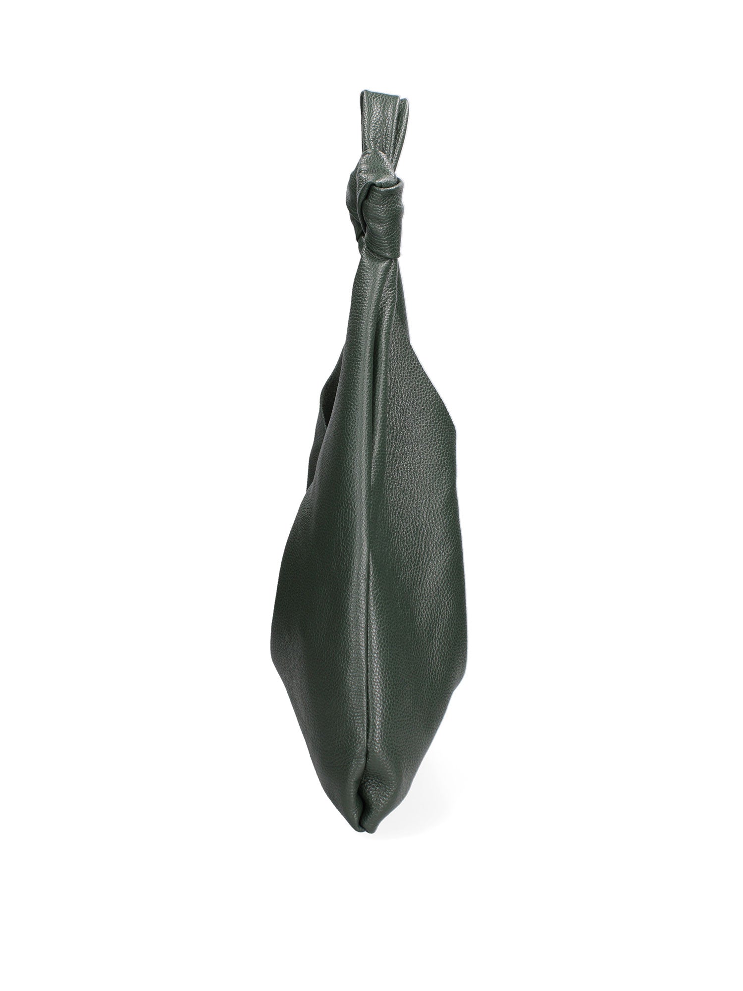 Borsa a spalla da donna 100% vera pelle 07156-D14 VERDE SCURO Viola Castellani
