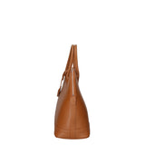 Silvana Chic Borsa a mano da donna 100% pelle 80028 5197-D17 CUOIO SCURO Gave Lux