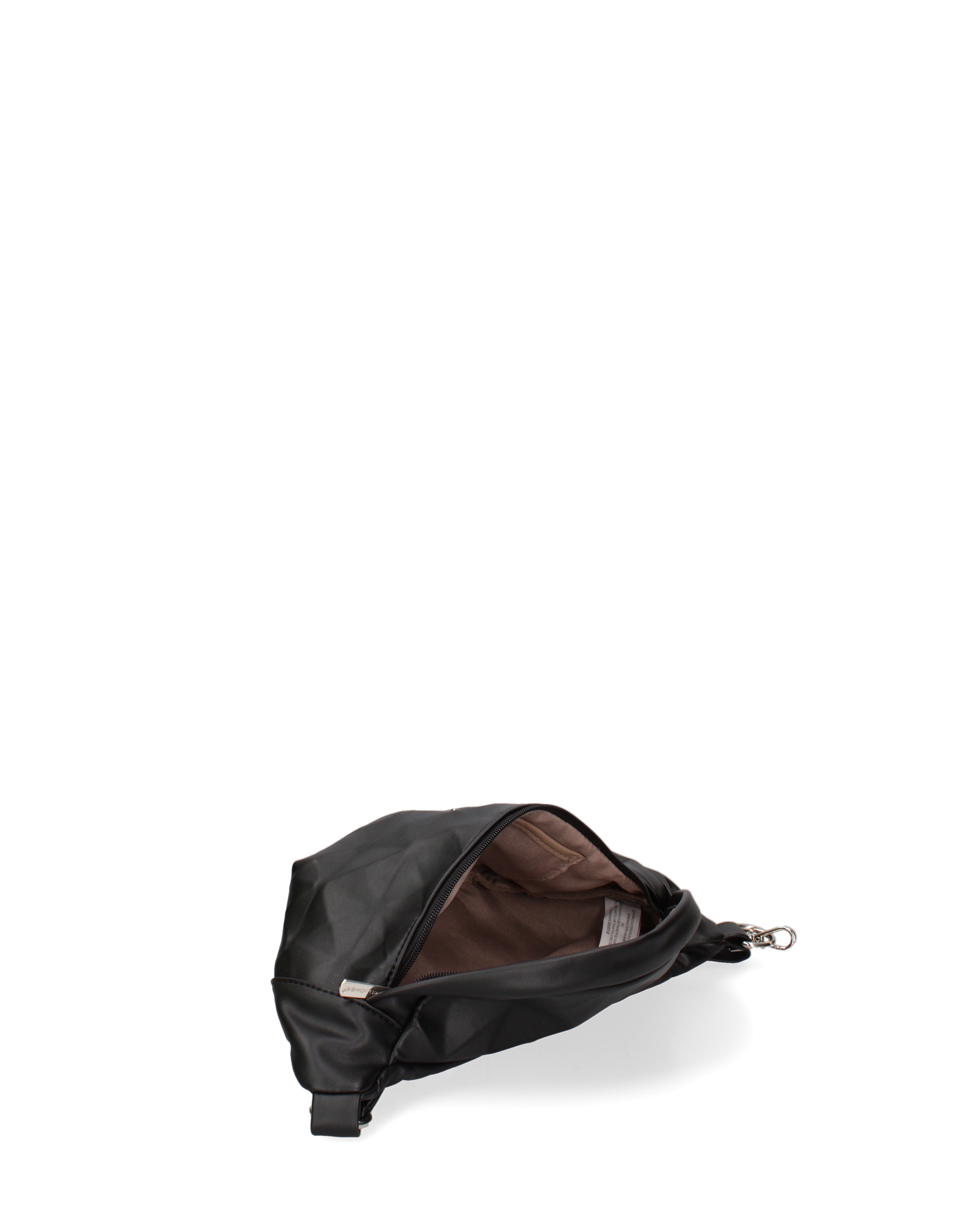 Marsupio da donna Ecopelle e Zip F6735-2-BLACK David Jones