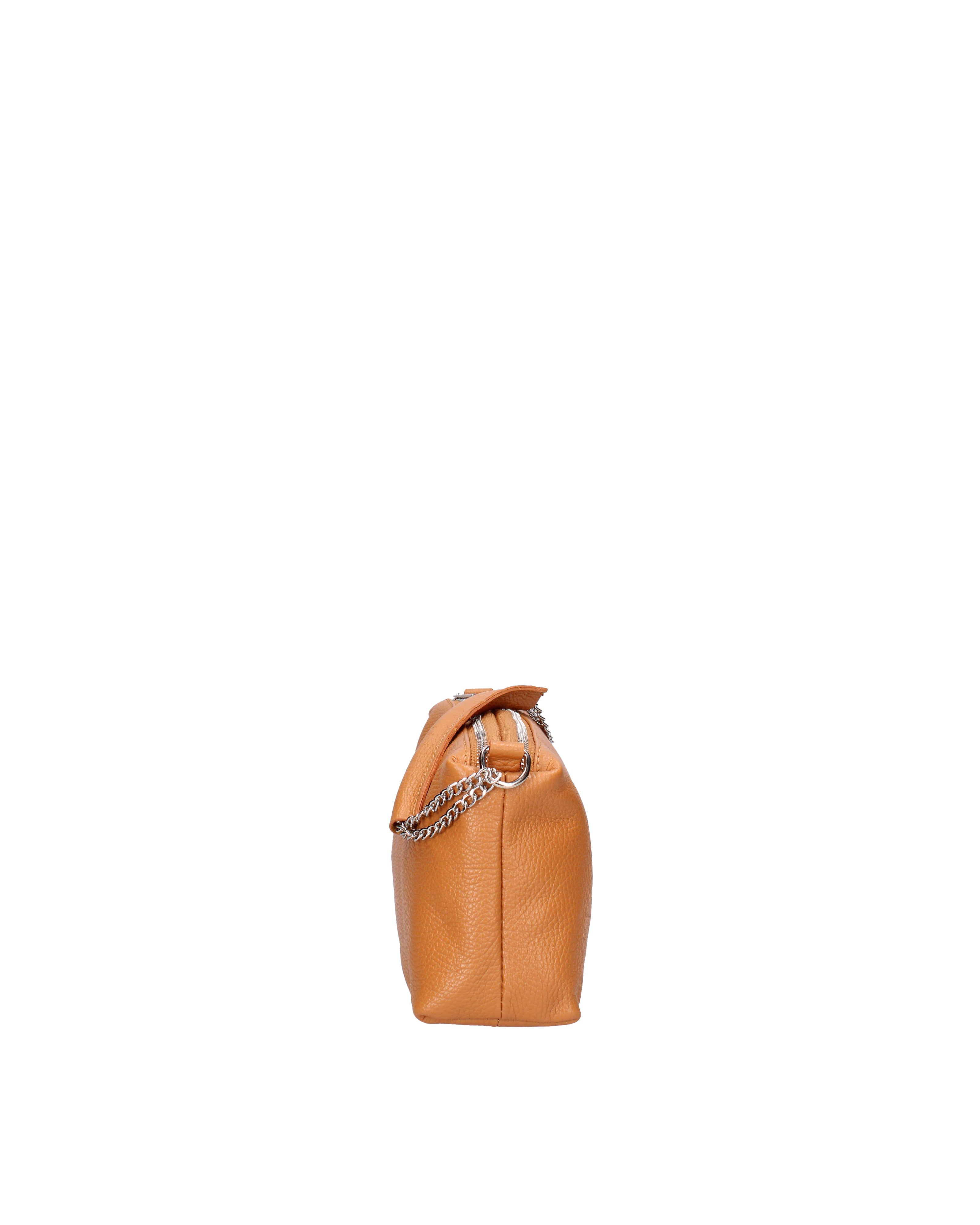 Borsa a spalla da donna Vera pelle 07141-D44 CUOIO Viola Castellani