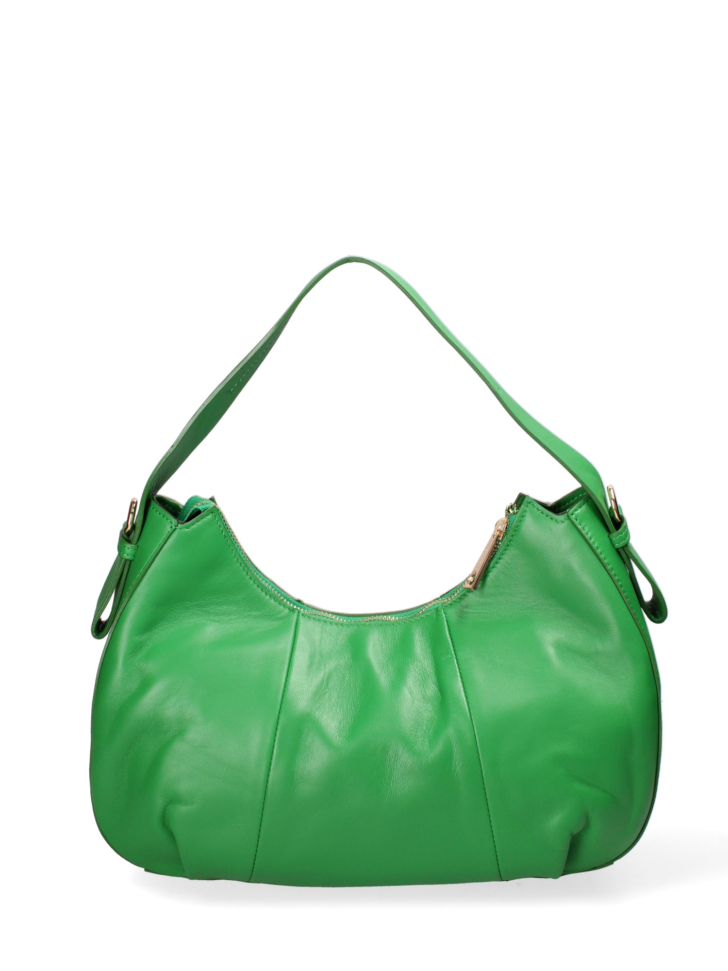 Borsa a spalla da donna Vera pelle JR-W-1167LNA-EMERALD GREEN-GOLD John Richmond