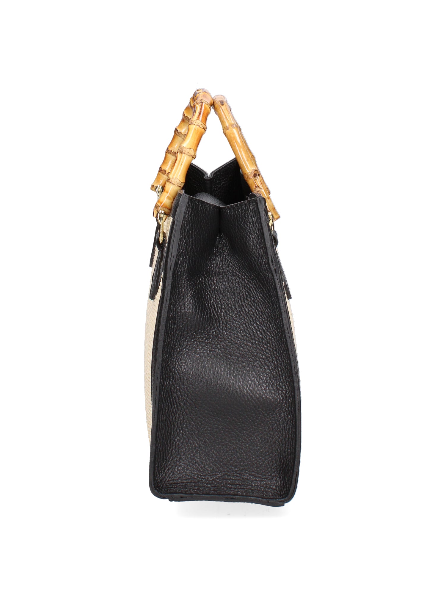 Eterea Borsa a mano da donna Misto pelle e tessuto 05097-142+D28 NERO Gave Lux