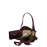 Seraphina Ultra Borsa a spalla da donna Vera pelle 3311-D54 BORDO SCURO DARK BORDEAUX Gave Lux