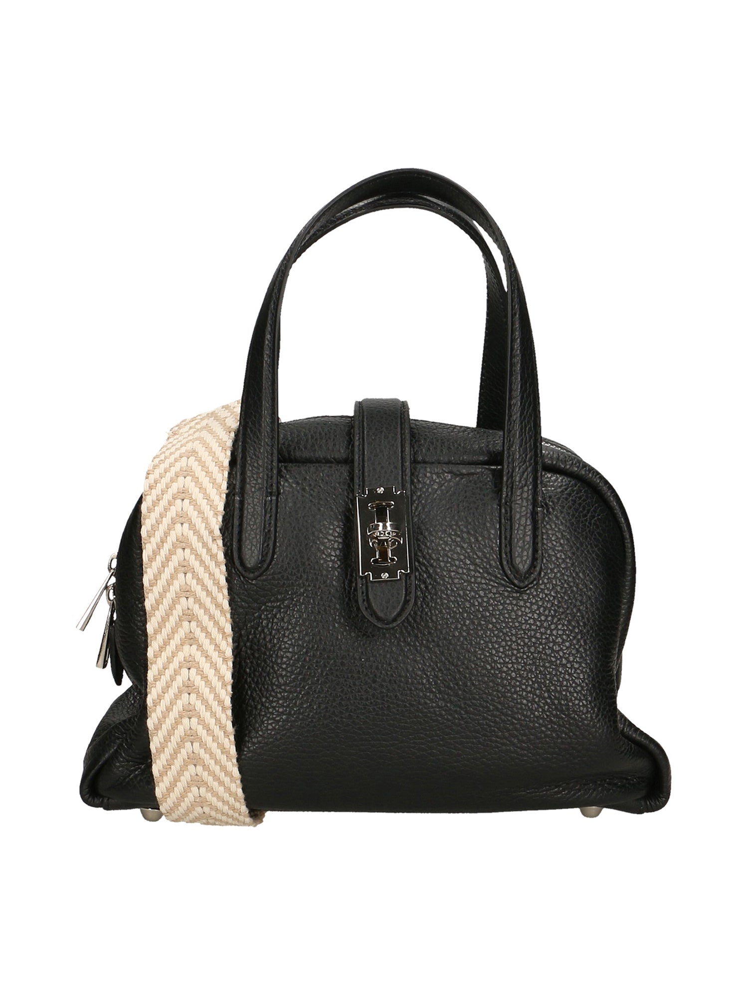 Orietta Borsa a mano da donna Vera pelle 01669-D28 NERO BLACK Gave Lux