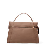 Borsa a mano da donna Ecopelle e poliestere 603-3-TAUPE Diana&co