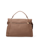 Borsa a mano da donna Ecopelle e poliestere 603-3-TAUPE Diana&co