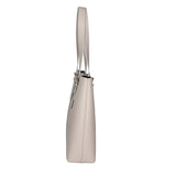 Germana Borsa a spalla da donna 100% pelle 05924-B86 GRIGIO Gave Lux