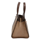 Ariana Borsa a mano da donna Vera pelle stampata cocco 05435-C40 TAUPE C23 T.MORO Gave Lux