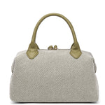 Borsa a mano da donna 100% pelle vegana PU 749-1PT-KIWI Diana&co