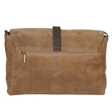 Benedetta Borsa a tracolla da donna Pelle Scamosciata 10011-TAUPE Gave Lux
