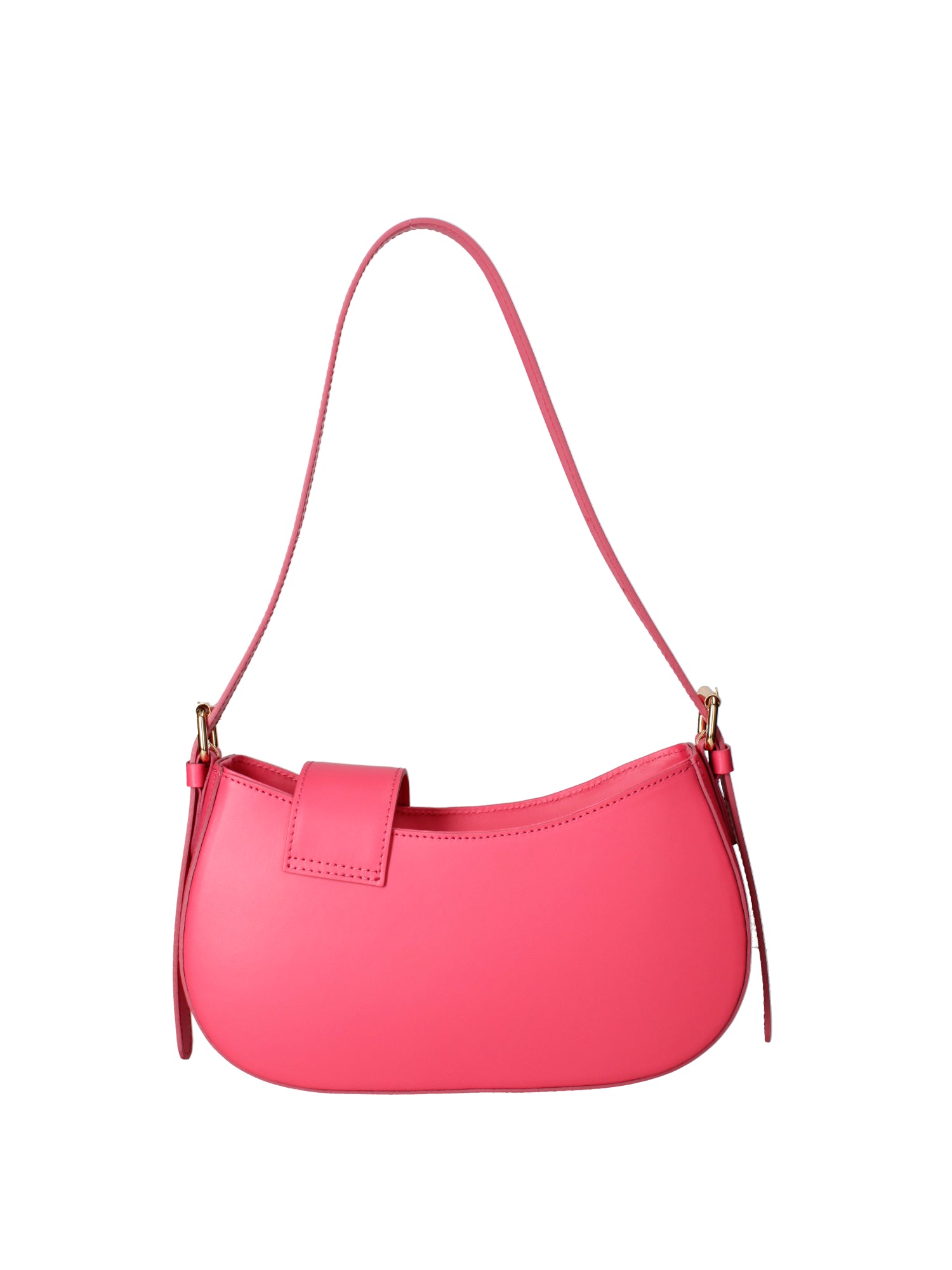 Borsa a spalla da donna 100% vera pelle 07213-L317 FUXIA Roberta Rossi