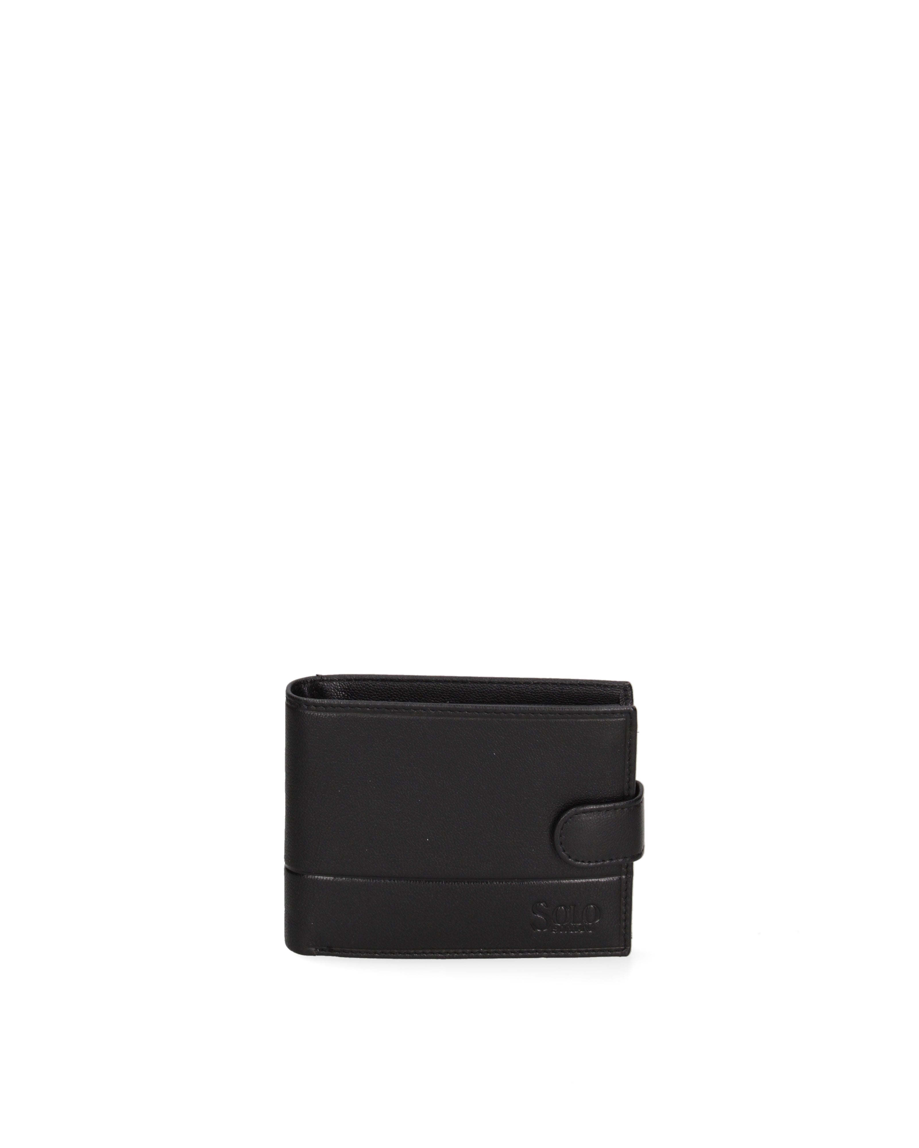 Portafoglio uomo in vera pelle Casual K35236P032-NERO Solo Soprani