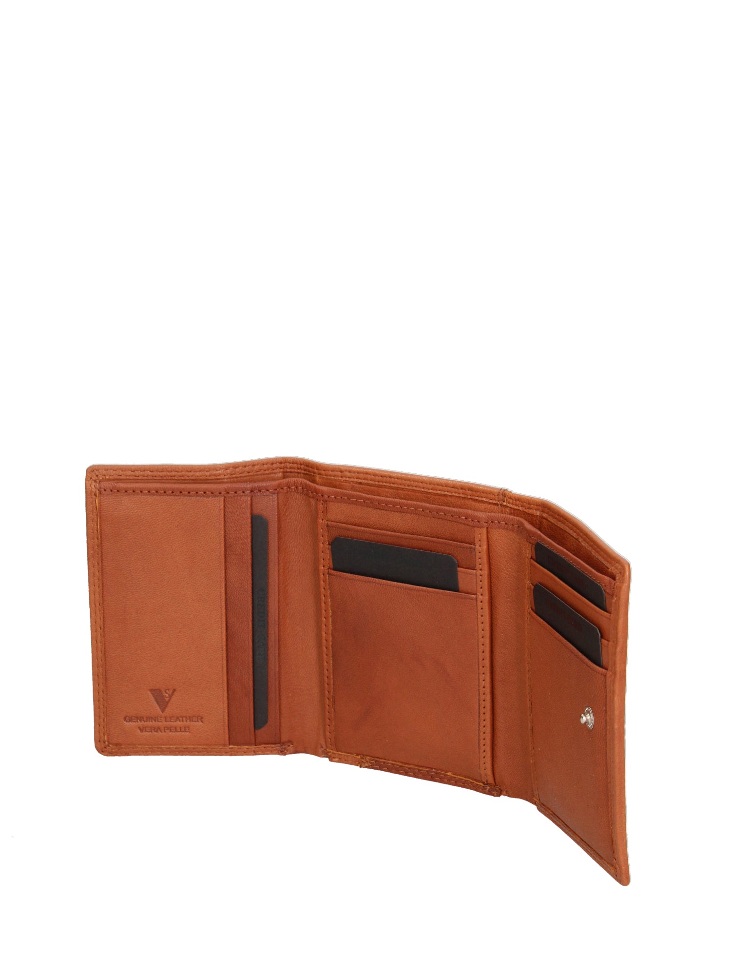 Portafoglio uomo in vera pelle Casual IN-1081-TABACCO Sergio Valentini