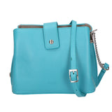 Eridana Borsa a tracolla da donna Vera pelle 1137-CIELO Gave Lux