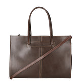 Eugenia Borsa a mano da donna 100% pelle 9008-T.MORO Gave Lux