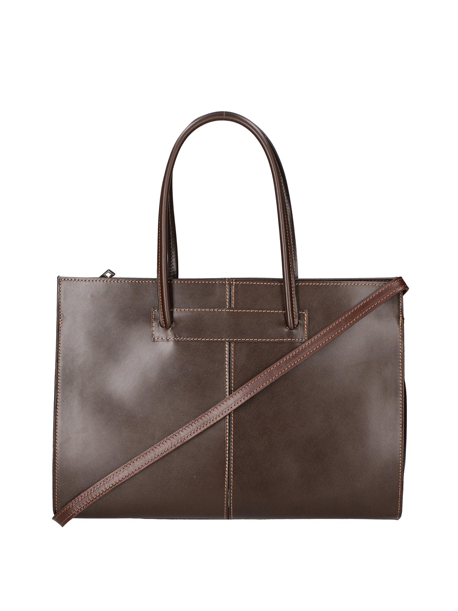 Eugenia Borsa a mano da donna 100% pelle 9008-T.MORO Gave Lux