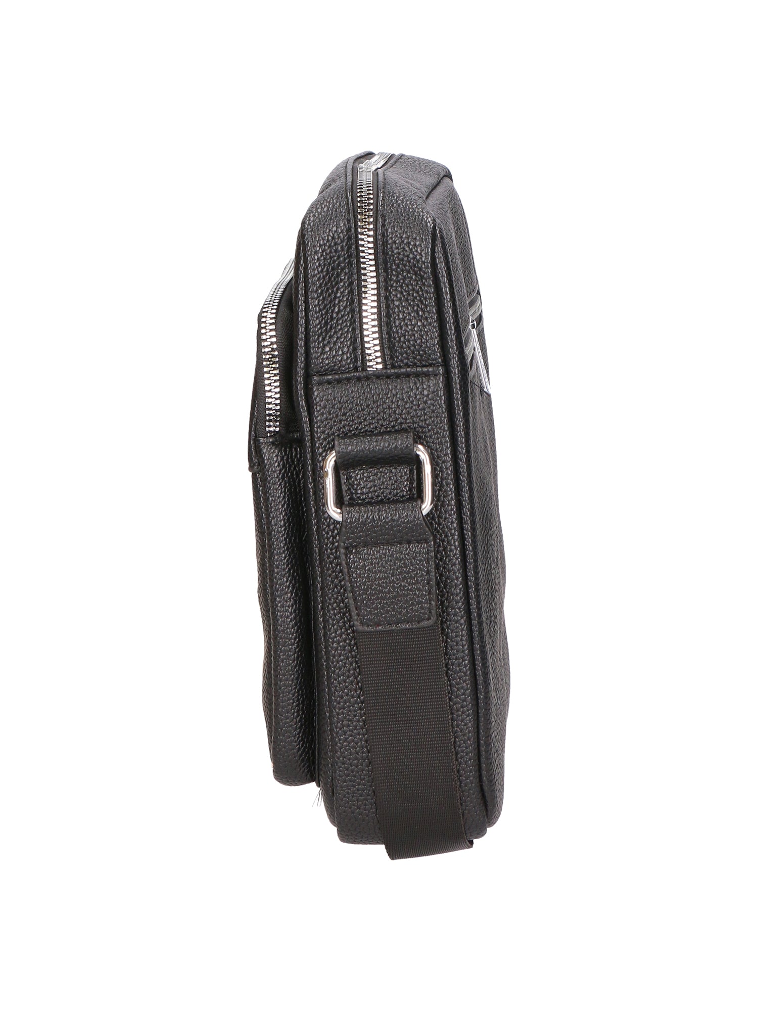Borsa a tracolla uomo 100% pelle PU PCL3024-BLACK Northampton Polo Club