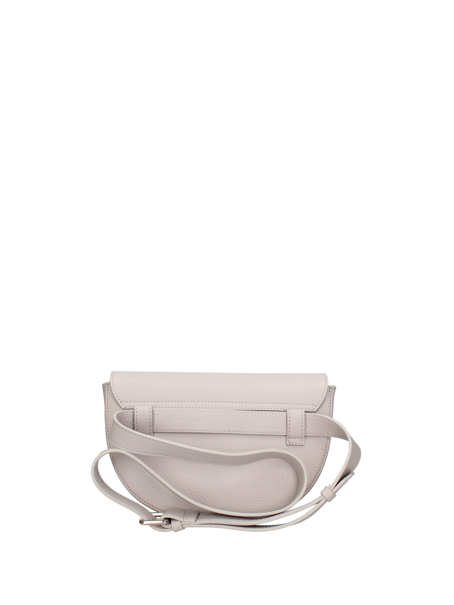 Marsupio da donna in vera pelle Made in Italy 07218-D86 GRIGIO PERLA Roberta Rossi