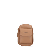 Borsa a tracolla donna Ecopelle e zip 601-1-CAMEL Diana&co