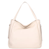 Borsa a spalla da donna Misto pelle e tessuto 07155-D37 LATTE Roberta Rossi