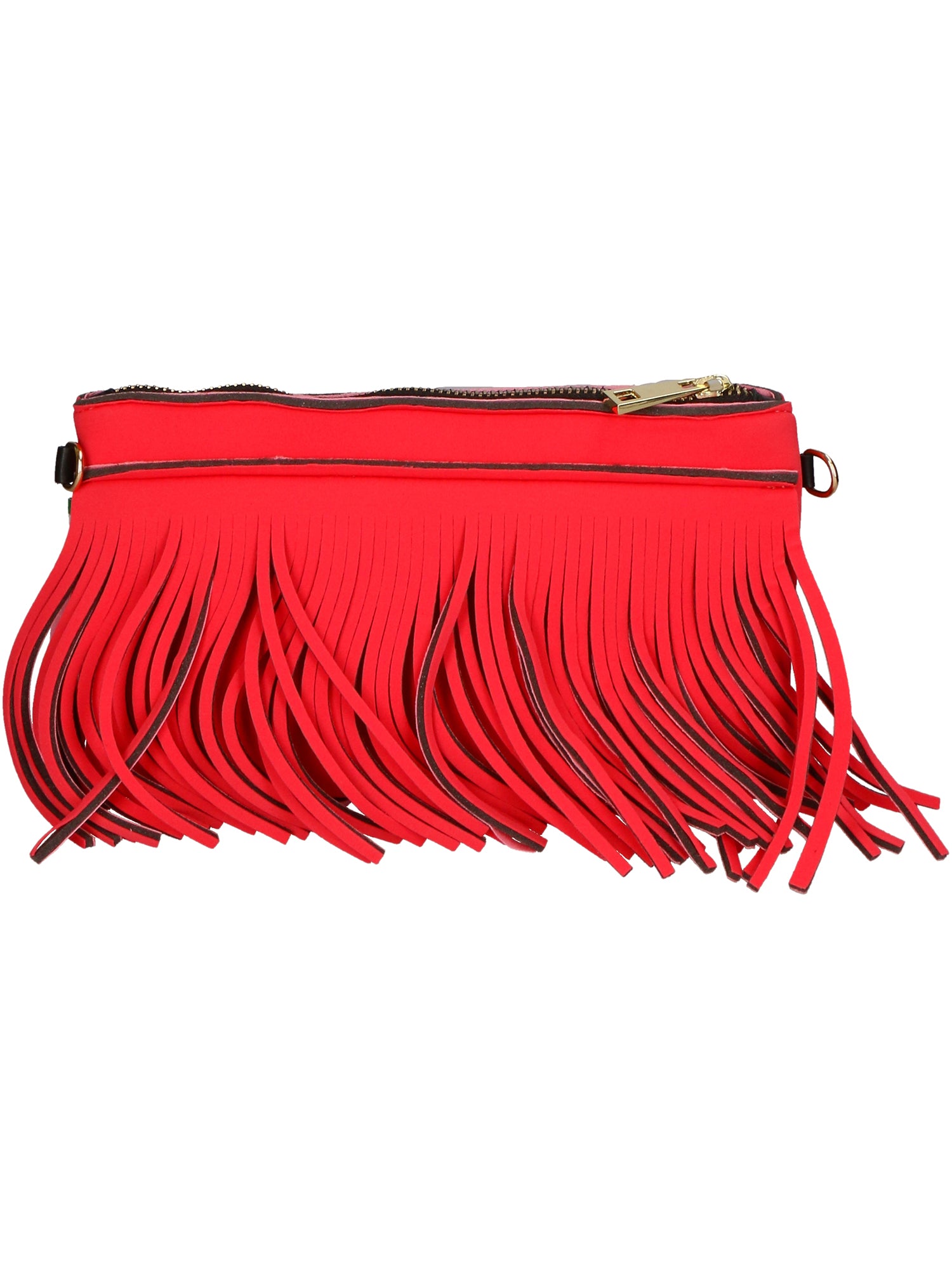 Oxsana Borsa a spalla da donna Neoprene 1311-ROSSO RED Gave Lux