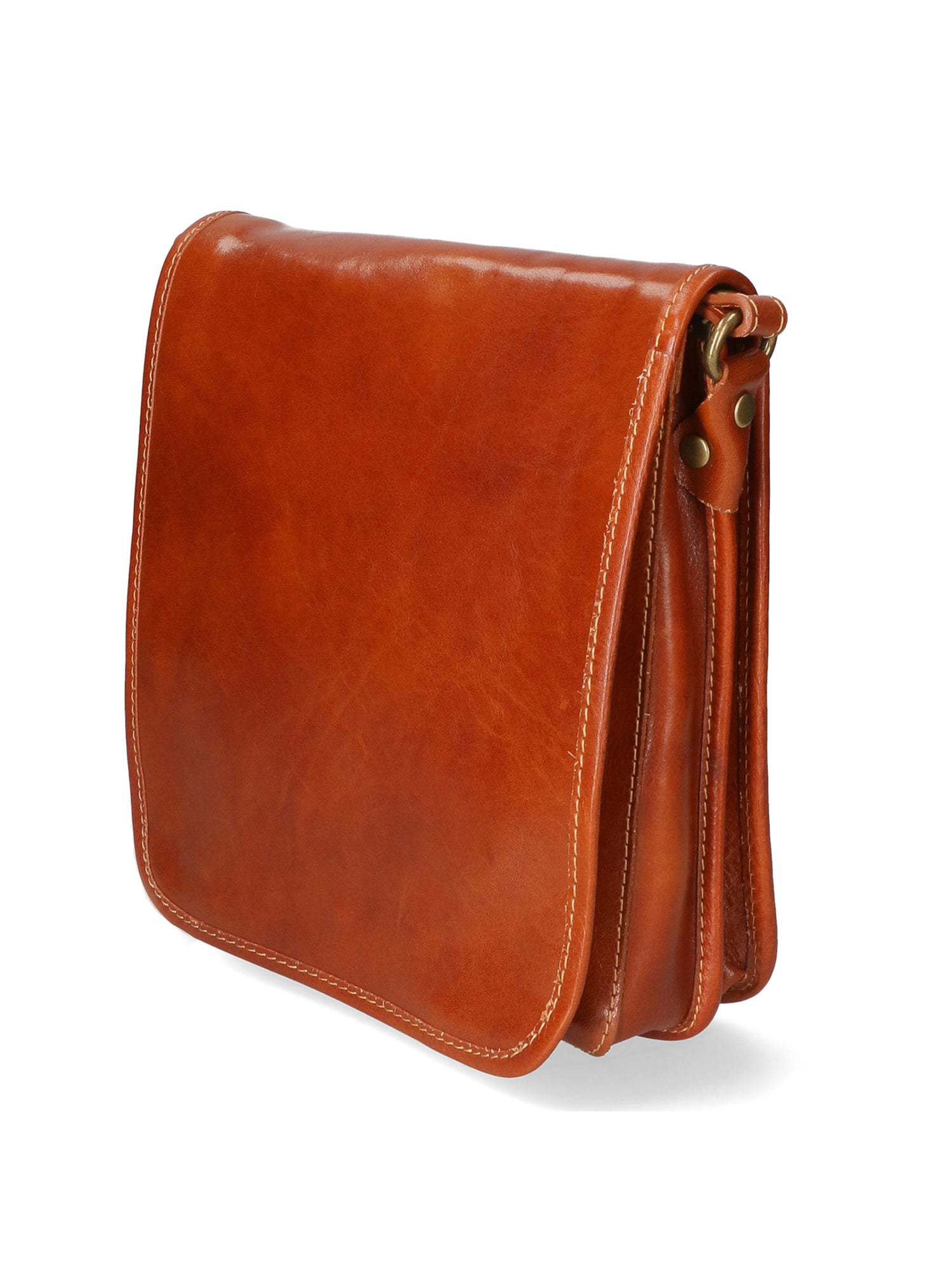 Fiamma Borsa a tracolla da donna Vera pelle 9109-CUOIO Gave Lux