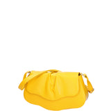 Borsa a spalla da donna Vera pelle 07152-D04 GIALLO Viola Castellani
