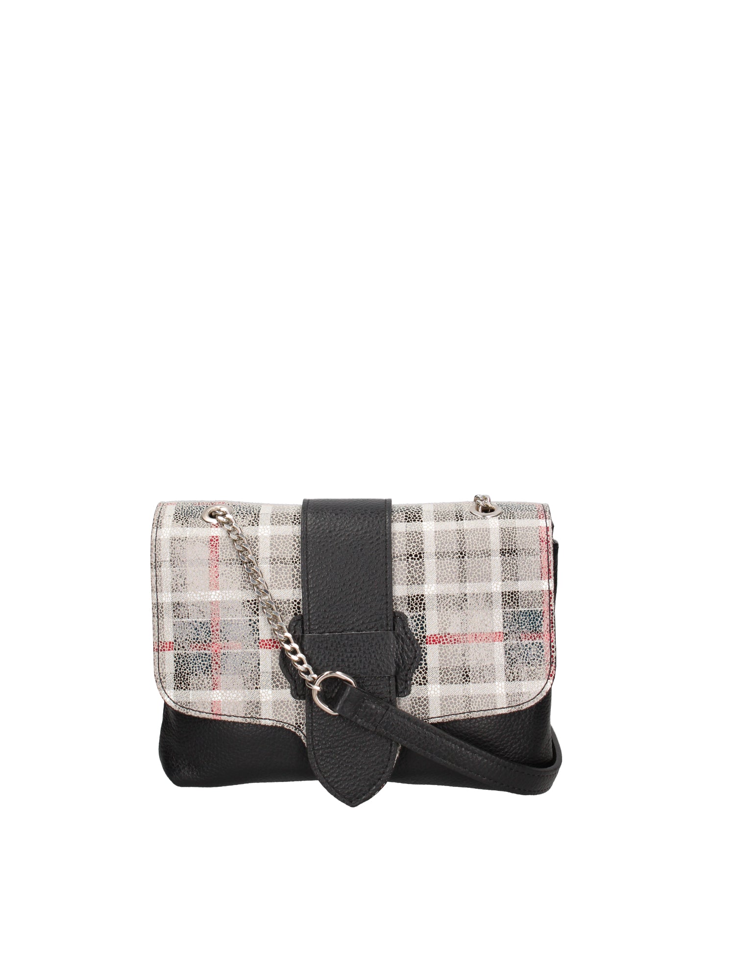 Caelia Borsa a tracolla da donna Vera pelle 194942-NERO+NERO Gave Lux