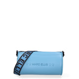 Borsa a tracolla da donna 100% Pvc FLAT-ANONA-SUGAR BLUE - BLACK Marc Ellis