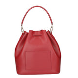 Erina Borsa a mano da donna Vera pelle 8073-L130 ROSSO SCURO Gave Lux