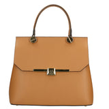 Borsa a mano da donna 100% vera pelle 7708-L128 CUOIO Gave Lux