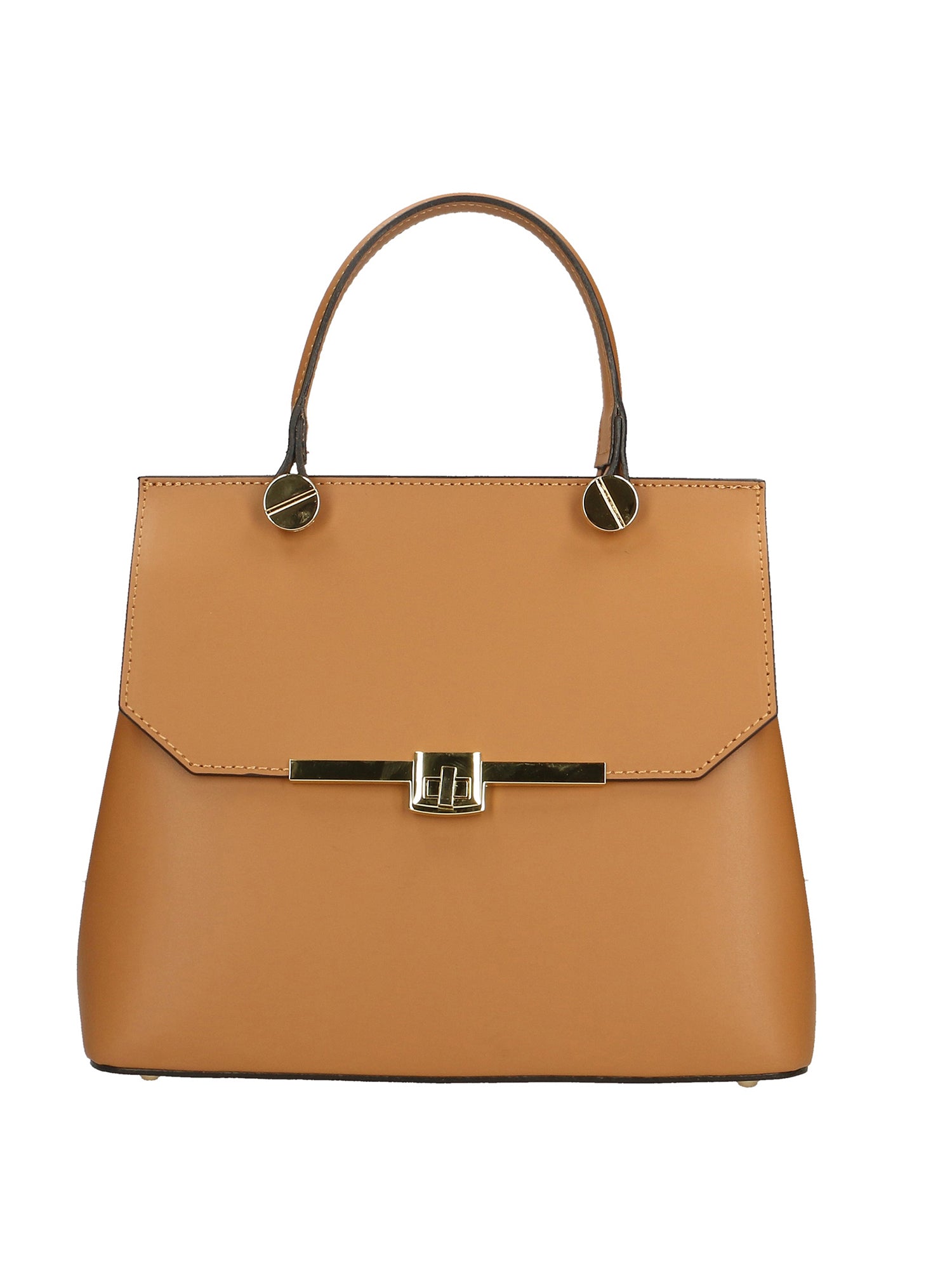 Borsa a mano da donna 100% vera pelle 7708-L128 CUOIO Gave Lux