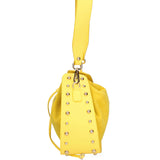 Ravello Borsa a spalla da donna Vera pelle 8977-GIALLO Gave Lux