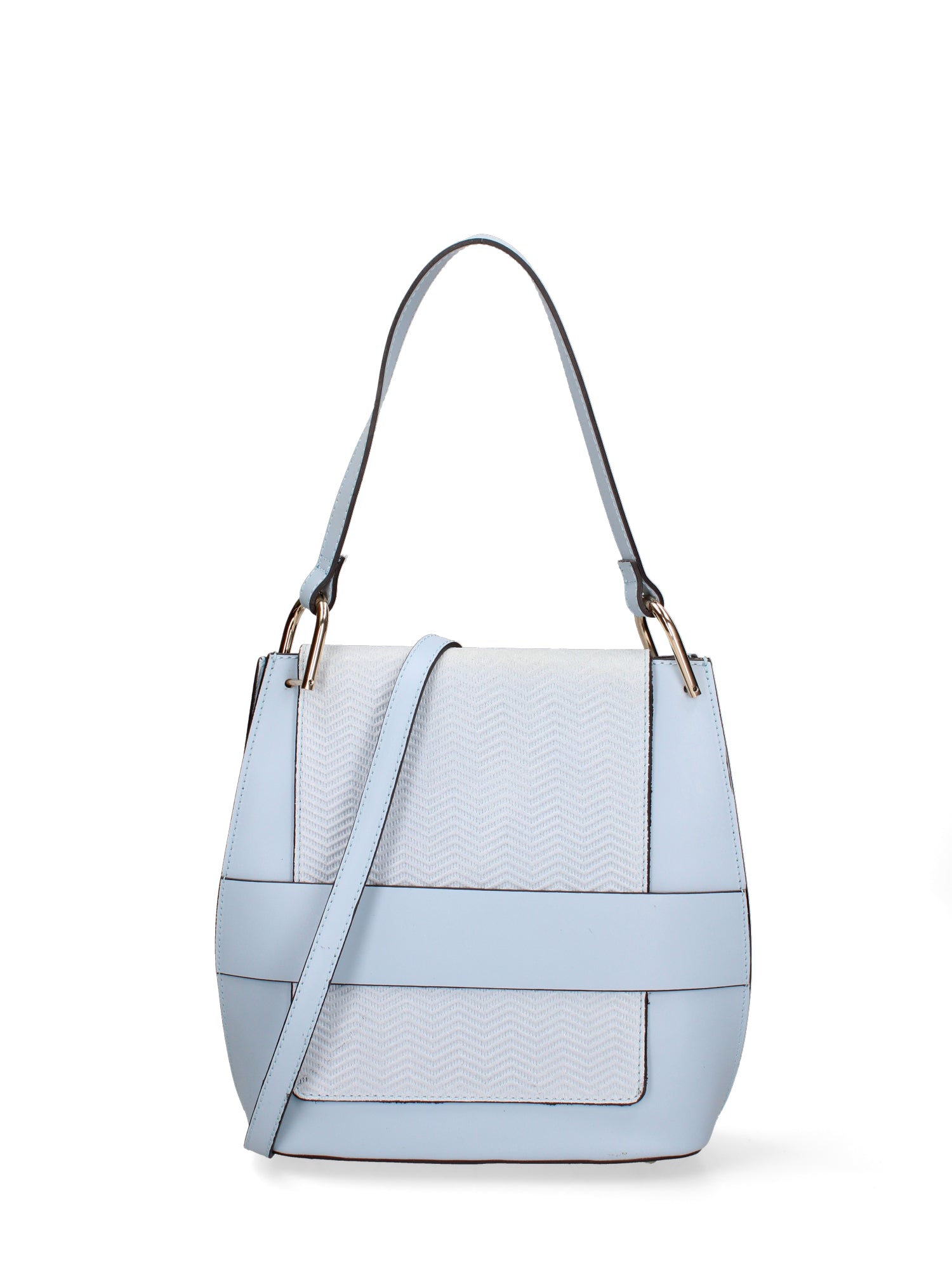 Levana Borsa a spalla da donna Vera pelle 8911-CIELO Gave Lux