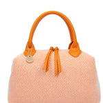 Borsa a mano da donna 100% pelle vegana PU 749-1PT-ORANGE Diana&co